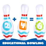 Inflatable Bowling Set for Birthday Fun