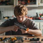 Desert Eagle Building Blocks Set for Adults