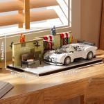 Mould King Sports Car Model with Parking Garage