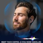 Bluetooth Wireless Earbuds with LED Display and Mic