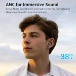 TOZO Noise Cancelling Wireless Earbuds with Deep Bass