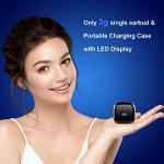 Bluetooth Wireless Earbuds with LED Display and Mic
