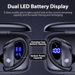 Wireless Bluetooth Earbuds with LED Display