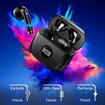 Bluetooth Wireless Earbuds with LED Display and Mic