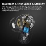 TOZO Noise Cancelling Wireless Earbuds with Deep Bass