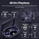 Wireless Bluetooth Earbuds with LED Display
