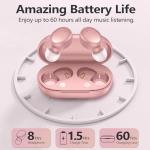 S8 Mini Bluetooth Earbuds with 60Hrs Playtime - Pink