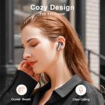 Wireless Earbuds with 50H Playtime and Mic