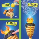 Tiki Torch Bubble Machine with Lights and Music