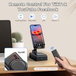 Bluetooth Speaker with Remote and Phone Stand
