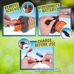 Tiki Torch Bubble Machine with Lights and Music