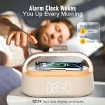 Bluetooth Speaker with Wireless Charging and LED Light