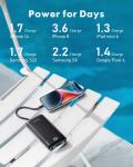 Portable Charger with Built-in Cables - 10000mAh