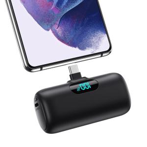 Mini Portable 5000mAh Charger with LCD Display