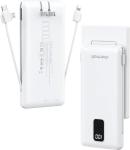 Charmast 10000mAh Portable Charger with Cables