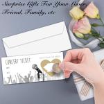 DIY Concert Ticket Scratch Off Gift Card