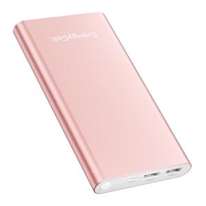 Rose Gold Fast Charging 12000mAh Power Bank