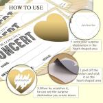Personalized Concert Surprise Scratch Off Cards Set