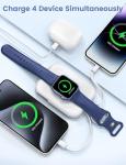 Portable Charger Power Bank with Built-in Cables