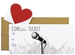 Personalized Concert Scratch Card for Music Lovers
