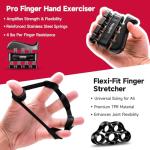 FitBeast Adjustable Grip Strengthener Kit - 5 Pack
