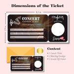 Personalized Scratch Off Concert Ticket Surprise