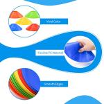 Colorful Agility Cones Set for Sports Training