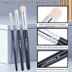 PANDAFLY 3 Size Detail Paint Brush Set