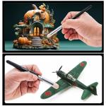 PANDAFLY 3 Size Detail Paint Brush Set