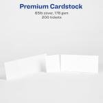 Printable Tickets with Tear-Away Stubs - 200 Pack