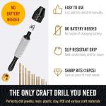 Pin Vise Hand Drill for Jewelry and Crafts