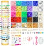 DIY Clay Bead Bracelet Making Kit for Kids