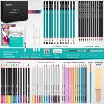 73 Piece Art Supplies Sketching Kit for Everyone