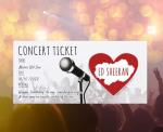 Personalized Concert Scratch Card for Music Lovers