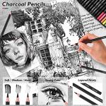 73 Piece Art Supplies Sketching Kit for Everyone