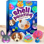 Sea Shell Painting Kit for Kids Ages 6-12