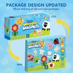 DIY Wooden Magnet Painting Kit for Kids