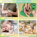 Kids' Pottery Wheel Art Kit - Fun Birthday Gift