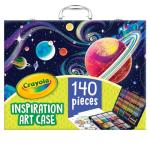 Crayola Inspiration Art Case Coloring Set, 140pc Space Theme – Art Kit for Kids, Crayons, Markers, Pencils, Gift for Boys & Girls, Ages 5, 6, 7, 8 [Amazon Exclusive]