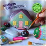 Glow in the Dark Rock Painting Kit for Kids