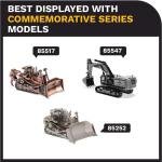 Mini Cat D11T Bulldozer - Matte Silver Model