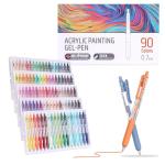 Vibrant 90-Color Gel Pens Set for Creatives