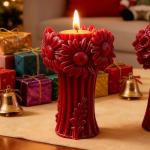 Wave Spiral Silicone Candle Mold for Crafts