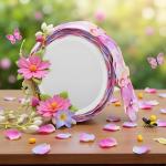 Colorful Floral Washi Tape Set for Crafts