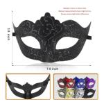 Black Masquerade Masks for Couples and Parties
