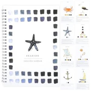 Sea Watercolor Workbook with 12 DIY Patterns