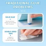 4 Pack Double-Sided Tape Pens for Crafting