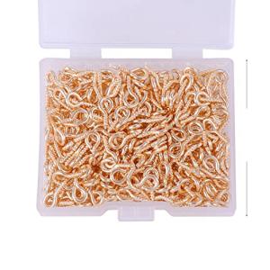 300pcs Mini Screw Eye Pins for DIY Crafts