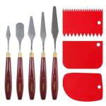 8-Piece Painting Spatula and Knife Set