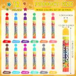 Colorful Bingo Daubers Dot Markers - 12 Pack